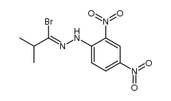 2-Methyl-propion-2.4-dinitro-phenyl-hydrazon-saeurebromid结构式