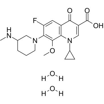 巴罗沙星 二水合物结构式