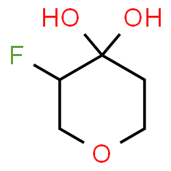 3-fluorooxane-4,4-diol picture