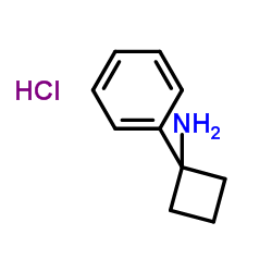 1-PHENYLCYCLOBUTYLAMINE Structure