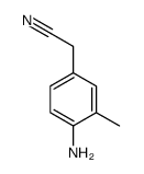 Benzeneacetonitrile, 4-amino-3-methyl- (9CI)结构式