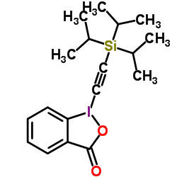 1-[(三异丙基硅烷基)乙炔基]-1,2-苯碘酰-3(1H)-酮结构式