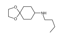 Butyl-(1,4-dioxa-spiro[4.5]dec-8-yl)-amine Structure