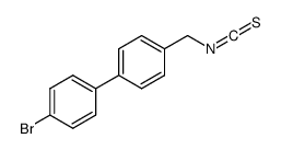 4-Bromo-4'-isothiocyanatomethyl-1,1'-biphenyl结构式