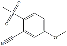 5-methoxy-2-(methylsulfonyl)benzonitrile picture