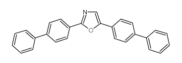 2,5-双(4-双苯基)恶唑结构式