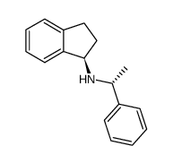 (R,R)-N-(1-indanyl)-1-phenylethylamine结构式