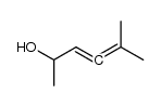 5-methyl-3,4-hexadien-2-ol Structure