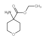 Ethyl 4-aminotetrahydro-2H-pyran-4-carboxylate structure