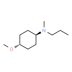 Cyclohexanamine, 4-methoxy-N-methyl-N-propyl-, trans- (9CI) picture