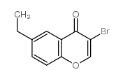 3-BROMO-6-ETHYLCHROMONE结构式