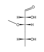 3-O-Methyl-4,6-dideoxy-D-xylo-hexose结构式