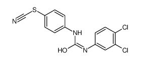 [4-[(3,4-dichlorophenyl)carbamoylamino]phenyl] thiocyanate结构式