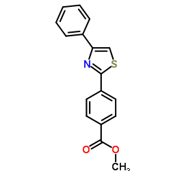 Methyl 4-(4-phenyl-1,3-thiazol-2-yl)benzoate结构式