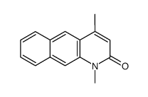 Benzo[g]quinolin-2(1H)-one, 1,4-dimethyl- (8CI,9CI) Structure