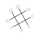 1,1,2,2-tetrachlorotetrafluorocyclobutane structure