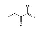 2-keto-butyrate Structure