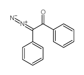 Ethanone, 2-diazo-1,2-diphenyl- Structure