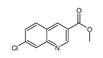 methyl 7-chloroquinoline-3-carboxylate结构式