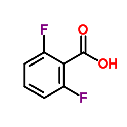 2,6-二氟苯甲酸结构式