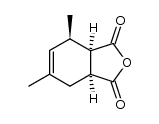 3c,5-dimethyl-cyclohex-4-ene-1r,2c-dicarboxylic acid-anhydride Structure