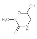 2-(methylsulfanylcarbothioylamino)acetic acid structure