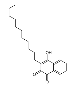 4-hydroxy-3-undecylnaphthalene-1,2-dione结构式