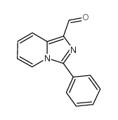 3-苯基咪唑并[1,5-a]吡啶-1-甲醛结构式