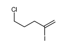 5-chloro-2-iodopent-1-ene结构式