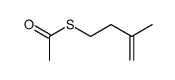 3-methyl-3-butenyl thioacetate Structure