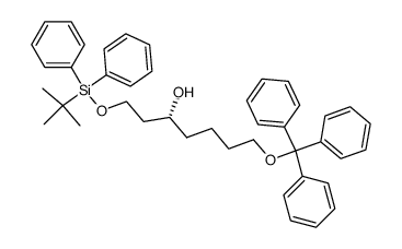 (R)-1-(tert-butyldiphenylsilyloxy)-7-trityloxyheptan-3-ol Structure