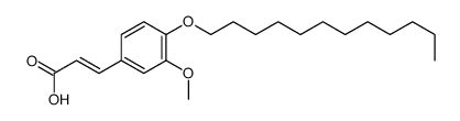 3-(4-dodecoxy-3-methoxyphenyl)prop-2-enoic acid Structure