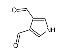 1H-Pyrrole-3,4-dicarboxaldehyde(9CI) Structure