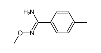 N'-methoxy-4-methylbenzimidamide结构式