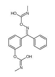 [3-[(Z)-N-(methylcarbamoyloxy)-C-phenylcarbonimidoyl]phenyl] N-methylcarbamate结构式