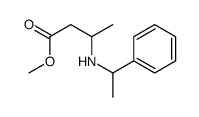 methyl 3-(1-phenylethylamino)butanoate结构式