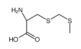 (2R)-2-amino-3-(methylsulfanylmethylsulfanyl)propanoic acid结构式