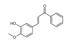 3-(3-hydroxy-4-methoxyphenyl)-1-phenylprop-2-en-1-one Structure