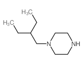 Piperazine, 1-(2-ethylbutyl)- (9CI) structure