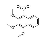 1,2,3-trimethoxy-4-nitronaphthalene结构式