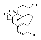 14-hydroxydihydronormorphine结构式