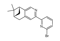 (-)-4,5-pinene-6'-bromo-2,2'-bipyridine结构式