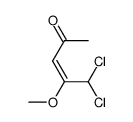 (E)-5,5-Dichloro-4-methoxy-3-penten-2-one Structure