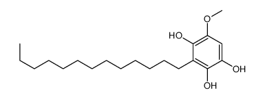 5-methoxy-3-tridecylbenzene-1,2,4-triol Structure