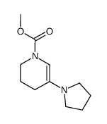 5-pyrrolidin-1-yl-3,4-dihydro-2H-pyridine-1-carboxylic acid methyl ester Structure