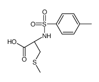 (2R)-2-[(4-methylphenyl)sulfonylamino]-3-methylsulfanylpropanoic acid Structure