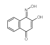 4-nitrosonaphthalene-1,3-diol Structure