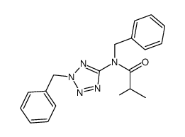 N-benzyl-N-(2-benzyl-2H-tetrazol-5-yl)-isobutyramide Structure