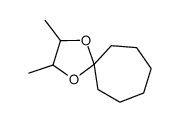 2,3-dimethyl-1,4-dioxaspiro[4.6]undecane Structure