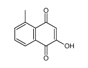 2-hydroxy-5-methyl-1,4-naphthoquinone Structure